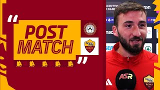 “Una vittoria in diciotto minuti unemozione forte”  BRYAN CRISTANTE AL TERMINE DI UDINESEROMA [upl. by Griff]