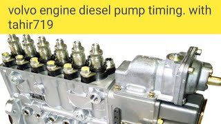 volvo engine diesel pump timingdiesel pump timing settingdiesel engine injection pump timing [upl. by Ellard]