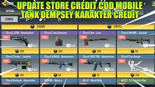 Update Credit Store Character Tank Dempsey Call Of Duty Mobile [upl. by Galitea]