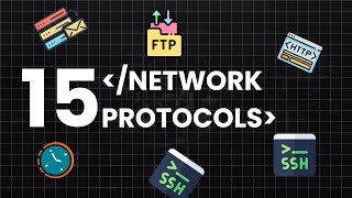 15 Network Protocols Explained In 12 Minutes [upl. by Sedruol]