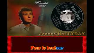 Karaoke Tino  Johnny Hallyday  Retiens la nuit [upl. by Nwahsirhc]