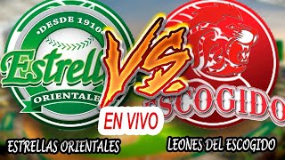 EN VIVO LEONES DEL ESCOGIDO VS ESTRELLAS ORIENTALES LIVE [upl. by Fennelly]