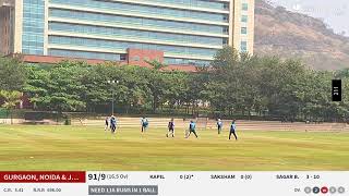 Live Cricket Match  Pune and Mumbai DC vs Gurgaon Noida amp Jaipur DC  06Jan24 0830 AM 18 overs [upl. by Nyleaj565]