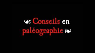 Conseils paléographie  Laccentuation [upl. by Reinnej]