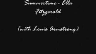 Summertime Ella Fitzgerald with Louis Armstrong [upl. by Standford]