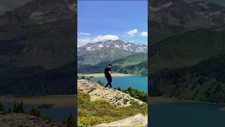 Beautiful hiking trail travel naturecow hiking swissmountains [upl. by Hseham]