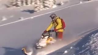 How to Side Hill on a Snowmobile – Riding Tip [upl. by Korney]