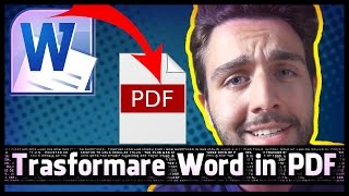 Come trasformare un file Word in PDF online con MrSimonoh [upl. by Ecienahs120]