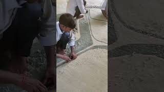 Finishing durry carpet design morafi india youtubeshorts sitapurcreator mastistr ruglove [upl. by Asiulana]