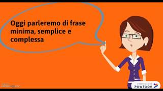 Frase minima semplice e complessa [upl. by Thorsten]