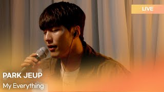 PARK JEUP박제업  My Everything  KPop Live Session  KPoppin [upl. by Parhe]