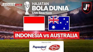 🔴INDONESIA VS AUSTRALIA  KUALIFIKASI PUTARAN 3 HAJATAN BOLA DUNIA 2026  LIVE REACTION [upl. by Nojed189]