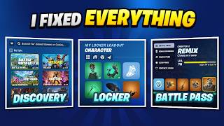 I fixed Fortnites Locker UI AGAIN and the rest of the game [upl. by Zoe272]