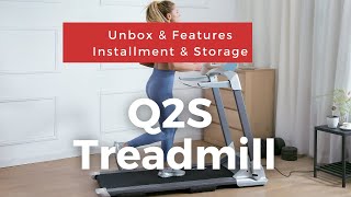 UNBOXING OVICX Q2S Treadmill amp Features treadmill workout running [upl. by Saxela170]