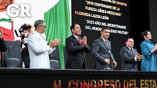 Promete Ramírez paz al tomar protesta en Chiapas [upl. by Jerad68]