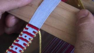 INKLE LOOM PICK UP WEAVING [upl. by Urbana]