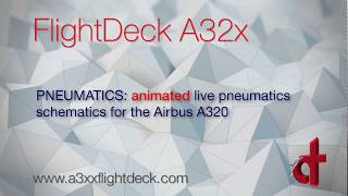 PNEUMATIC Schematics of A320 simulation software [upl. by Lorimer]