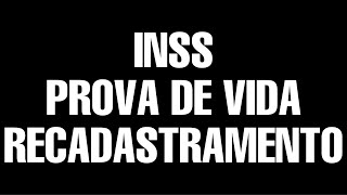 INSS Prova De Vida Precisa De Recadastramento Anual [upl. by Azilanna]