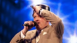 Dalek impersonator Martyn Crofts  Britains Got Talent 2012 audition  International version [upl. by Lonne]