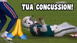 Tua Tagovailoa INJURY Vs Bills 😳🙏 Bills Vs Dolphins 2024 highlights [upl. by Kaitlyn198]