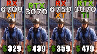 RX 6700 XT vs RTX 3070 vs RX 6750 XT vs RTX 3070 Ti  R7 7800X3D  Tested in 15 games [upl. by Hebbe202]