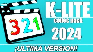 Descargar e Instalar KLITE CODEC PACK Ultima Versión 2024 ¡GRATIS [upl. by Eltsyrk]