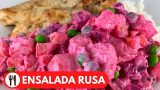 🇵🇪 ENSALADA RUSA PERUANA CON POLLO FRITO  RECETA DELICIOSA [upl. by Ylerebmik294]