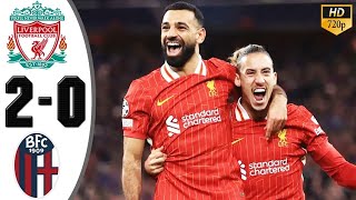 Liverpool vs Bologna 20 Highlights amp All Goals 2024 HD [upl. by Yole]