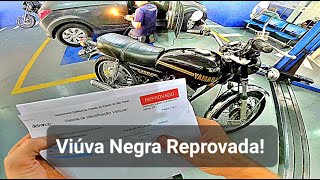 YAMAHA R5 VIÃšVA NEGRA 1971 REPROVADA NO LAUDO QUASE PERDI A MOTO DEVIDO UMA MANGUEIRA [upl. by Camilla]