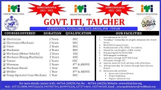 About Govt ITI Talcher  2021 [upl. by Anetsirhc]