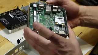 Intel NUC Baytrail DN2820FYKH Setup and Test [upl. by Ainerbas73]