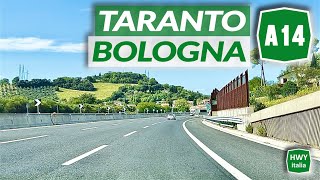 A14 Autostrada Adriatica  TARANTO  BOLOGNA  Percorso completo [upl. by Qifahs]