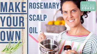 Making Your Own Stimulating Scalp Oil Using ROSEMARY [upl. by Cordy]