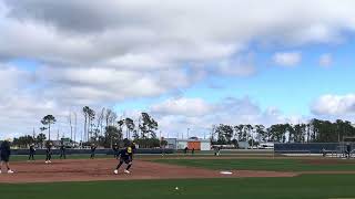 Infielders Tampa Bay Rays Charlotte Sports Park Port Charlotte FL 21924 [upl. by Ikaz496]