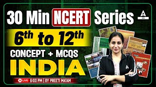 UPSC 2025  INDIAN GEOGRAPHY  NCERT Class 6 to 12 CONCEPT And MCQs  by Preeti Mam [upl. by Griffie]