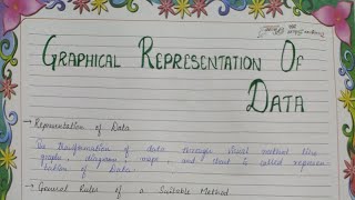 Geography practical of Graphical Representation of Data class 12 [upl. by Bowerman]