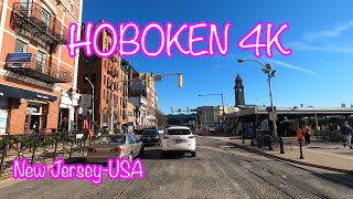 I95 Turnpike and Hoboken Drive New Jersey USA 4KUHD [upl. by Nathanoj747]