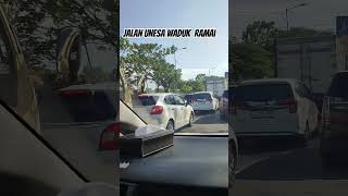 Jalan Unesa waduk arah lampu stopan ramai [upl. by Deegan930]