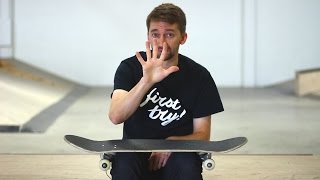 THE 5 EASIEST SKATEBOARD TRICKS FOR BEGINNERS [upl. by Drewett]