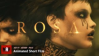 SciFi Cyberpunk Action CGI 3d Animated Short Film  ROSA  Award Winning Film by Orellana Pictures [upl. by Nayd612]