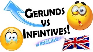 Gerunds or Infinitives  ENGLISH GRAMMAR VIDEOS [upl. by Ecirb]