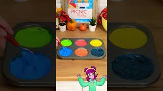 WOOOW😻 Edible paints to have fun🌈 SMART PARENTING HACK by SMOL [upl. by Berkin]