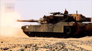 The Worlds Best Tank M1A1 Abrams Tank Show of Force [upl. by Aikmat406]