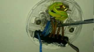 How to fit a ceiling light UK [upl. by Ogren]