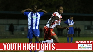 YOUTH HIGHLIGHTS Stevenage U18s 3 Northampton Town U18s 0 [upl. by Presber]