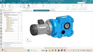 GEMELO DIGITAL MOTOREDUCTOR EN NX [upl. by Acnaib]