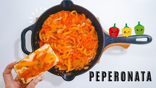 PEPERONATA deliciosa y fácil ¡Siempre querrás hacerla [upl. by Aimahs622]