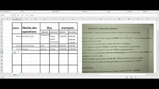 exercice de comptabilité générale  LES FLUX  emplois et ressources [upl. by Hiroko]