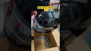 Axor Apex helmet unboxing 🔥 axor axorhelmets shorts ytshorts helmet bike royalenfield apex [upl. by Chan]