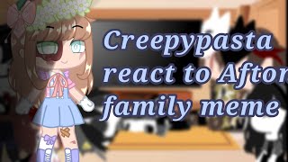 💮Creepypasta react to Afton family meme Elizabeth Afton14💮 [upl. by Atsirk]